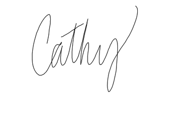 Cathy's signature